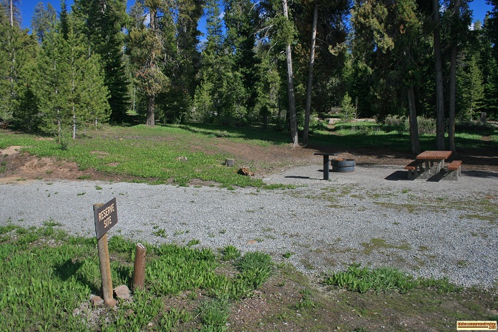 Campsite 17D in Loop "D" of Porcupine Springs Campground.