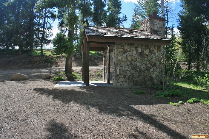 This is the outhouse in Loop C of Porcupine Springs Campground.