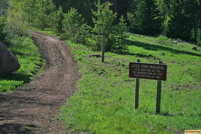 Little Fork Trailhead at Porcupine Springs Campground.