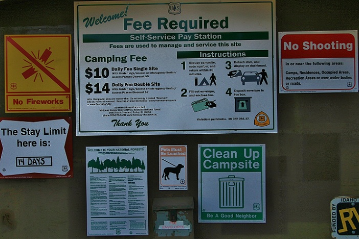 Camping info for Loop "B" in  Porcupine Springs Campground.