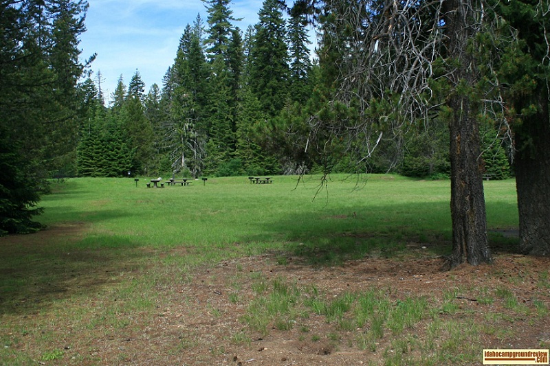 Powell Campground on the Lochsa River near Lolo Pass.