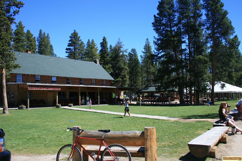 Redfish Lake Lodge has most services available, food, ice, pop, lodging, dining, boat rental, bike rental, horse trail rides, a marina and much more.