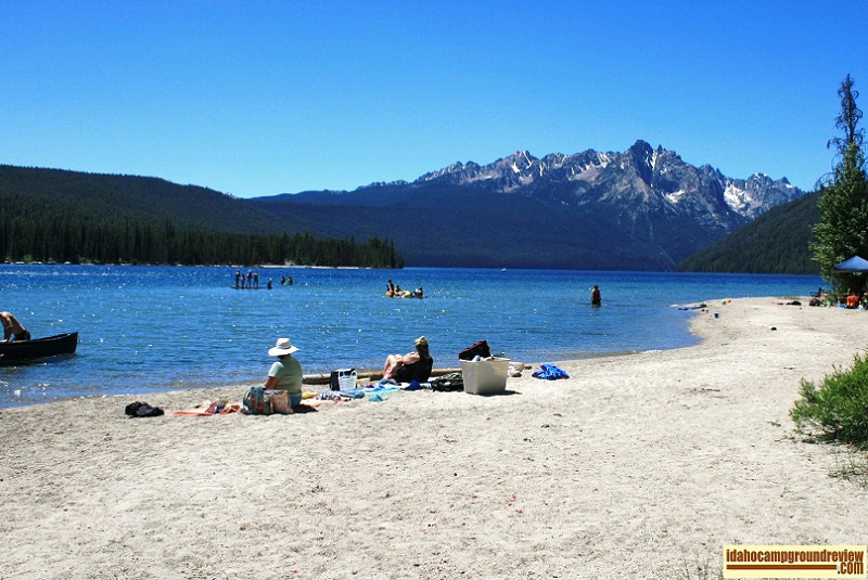 This a section of beach at North Shore Picnic and Day Use Area.