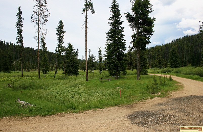 This is a view of Red River Campground taken near the entrance.