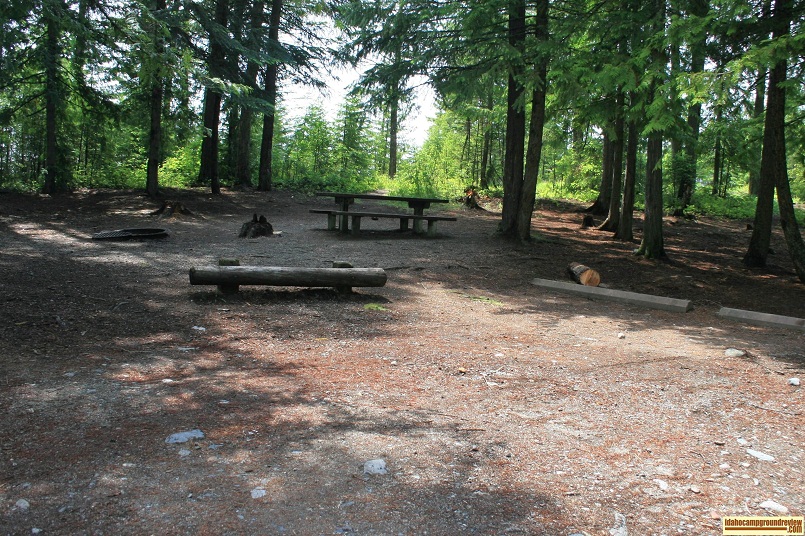 Reeder Bay Campground on Priest Lake