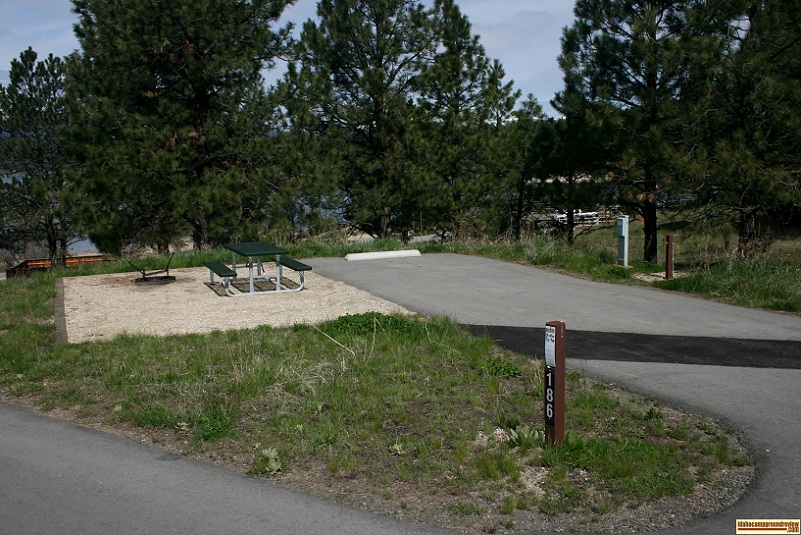 Ridgeview Campground campsite #186.
