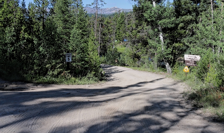 Camping at Riverside Campground at Deadwood Reservoir