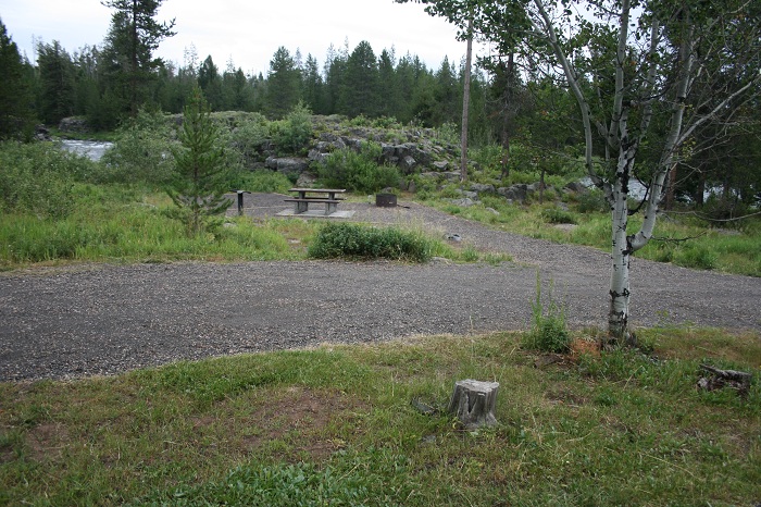 Riverside Campground on Henry's Fork.