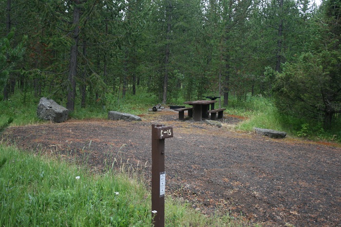 Riverside Campground on Henry's Fork.