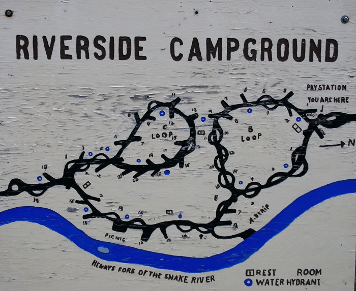Riverside Campground on Henry's Fork.