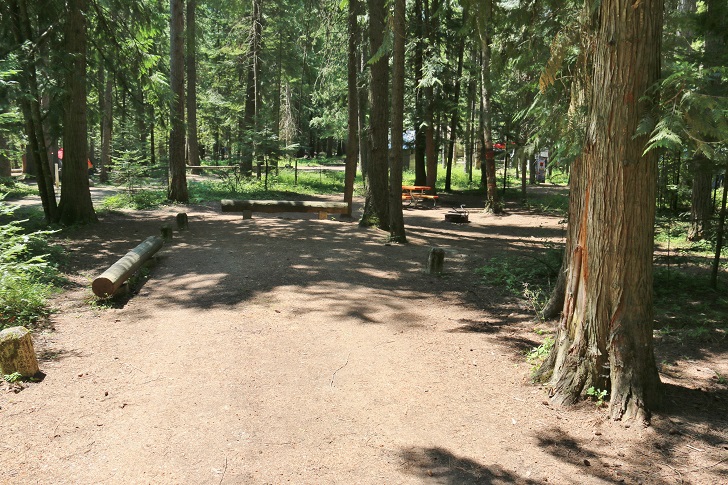 Campsites at Round Lake State Park