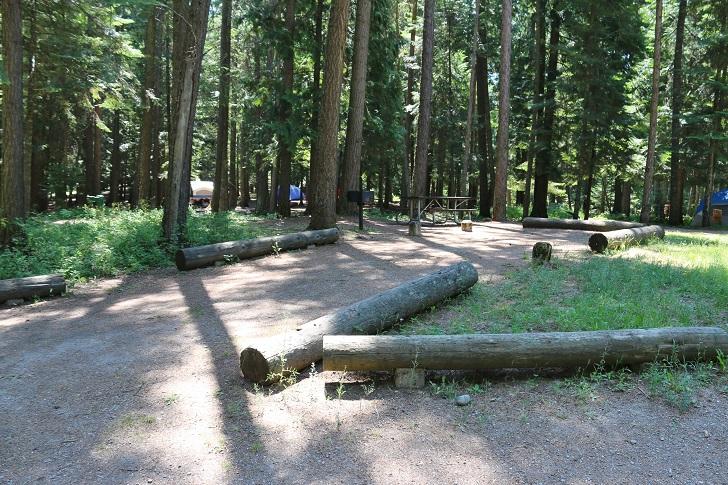 Campsites at Round Lake State Park