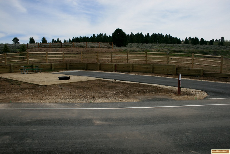 Campsite 210 in Sage Bluff Campground on Cascade Lake.