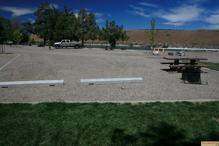 Camping sites in scout park campground