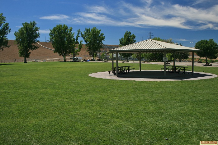 This is the group shelter at Scout Park