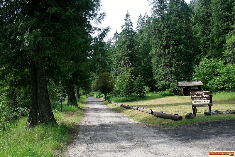 Selway Falls Campground.