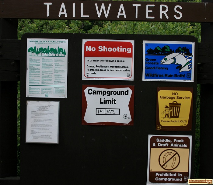 Tailwaters is the first river access point below Anderson Ranch Dam.