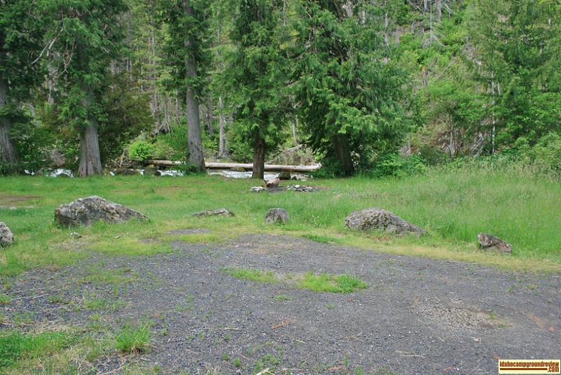 Slim's Camp on Meadow Creek just a mile and a half from the Selway River