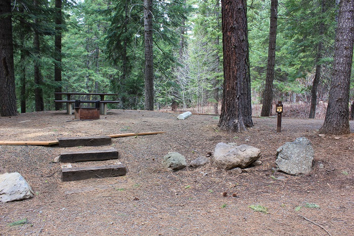 Spring Creek Campground near Hitt Mountain.