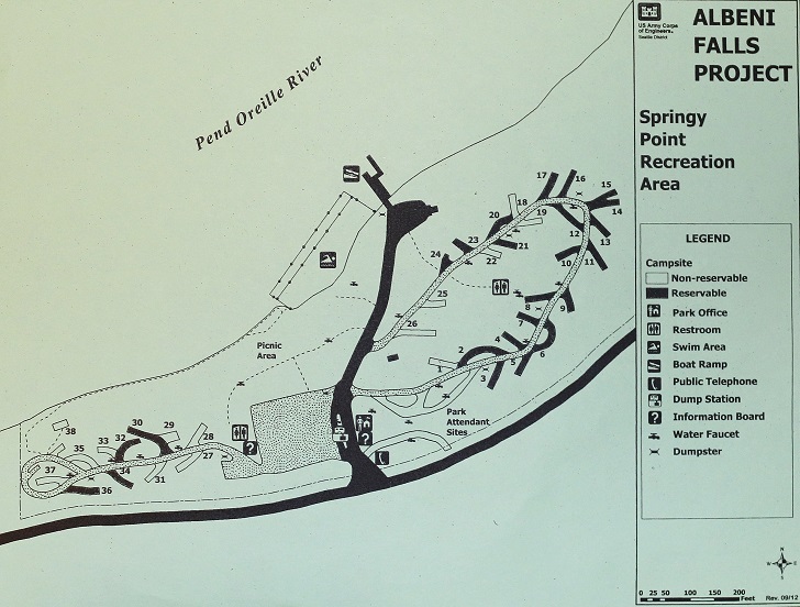 Springy Point Recreation Area - Campsites