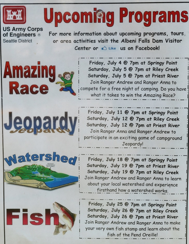 Springy Point Recreation Area - Signs and Info