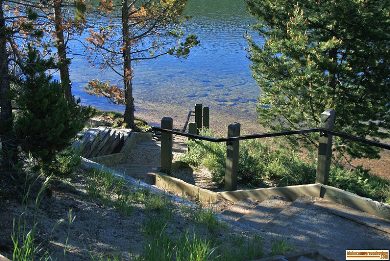 Stanley Lake Campground on Stanley Lake