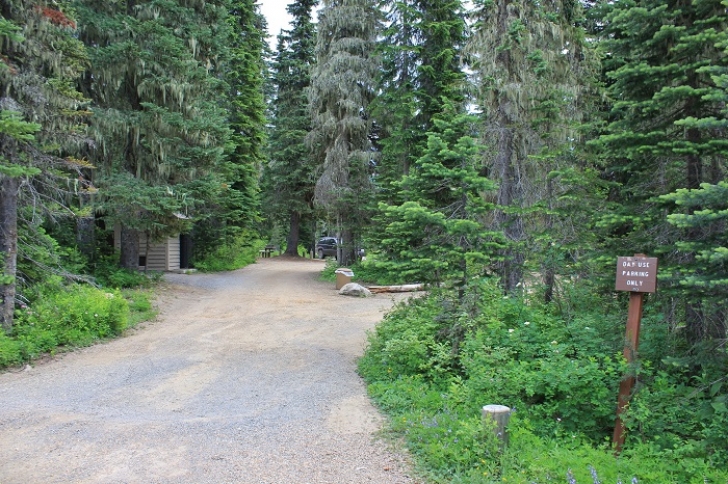 Camping in Washington's Takhlakh Lake Campground.