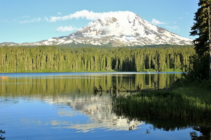 Camping in Washington's Takhlakh Lake Campground.