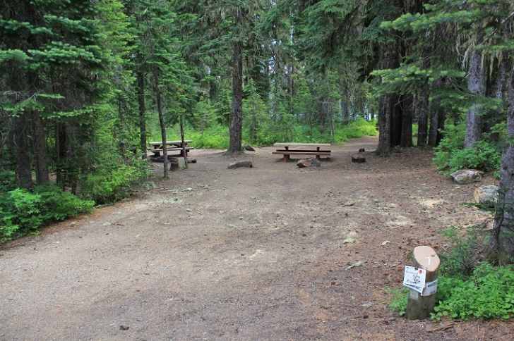 Camping in Washington's Takhlakh Lake Campground.