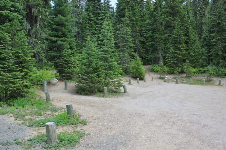 Camping in Washington's Takhlakh Lake Campground.