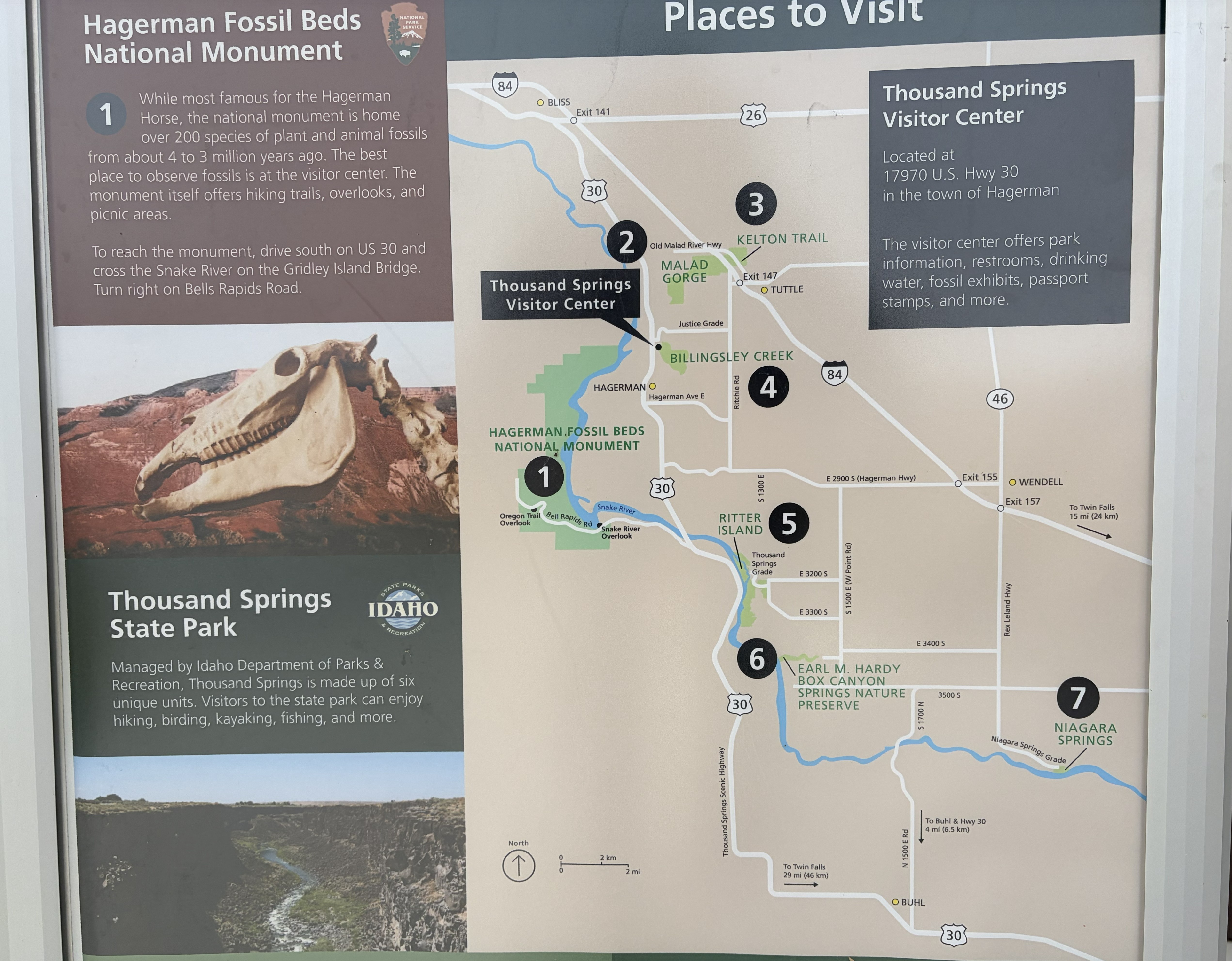 Billingsley unit with campground and Visitors Center.