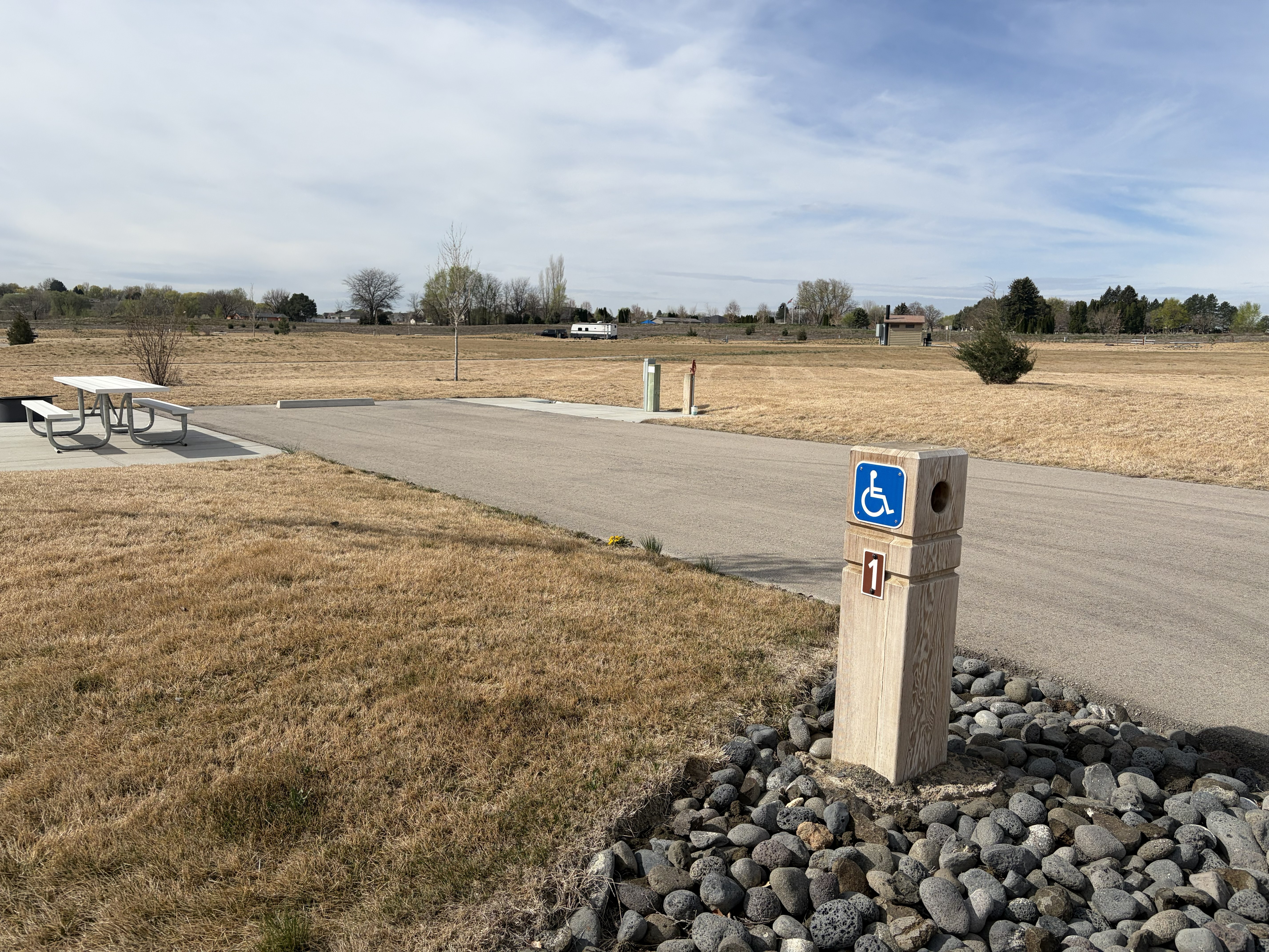 Billingsley unit with campground and Visitors Center.