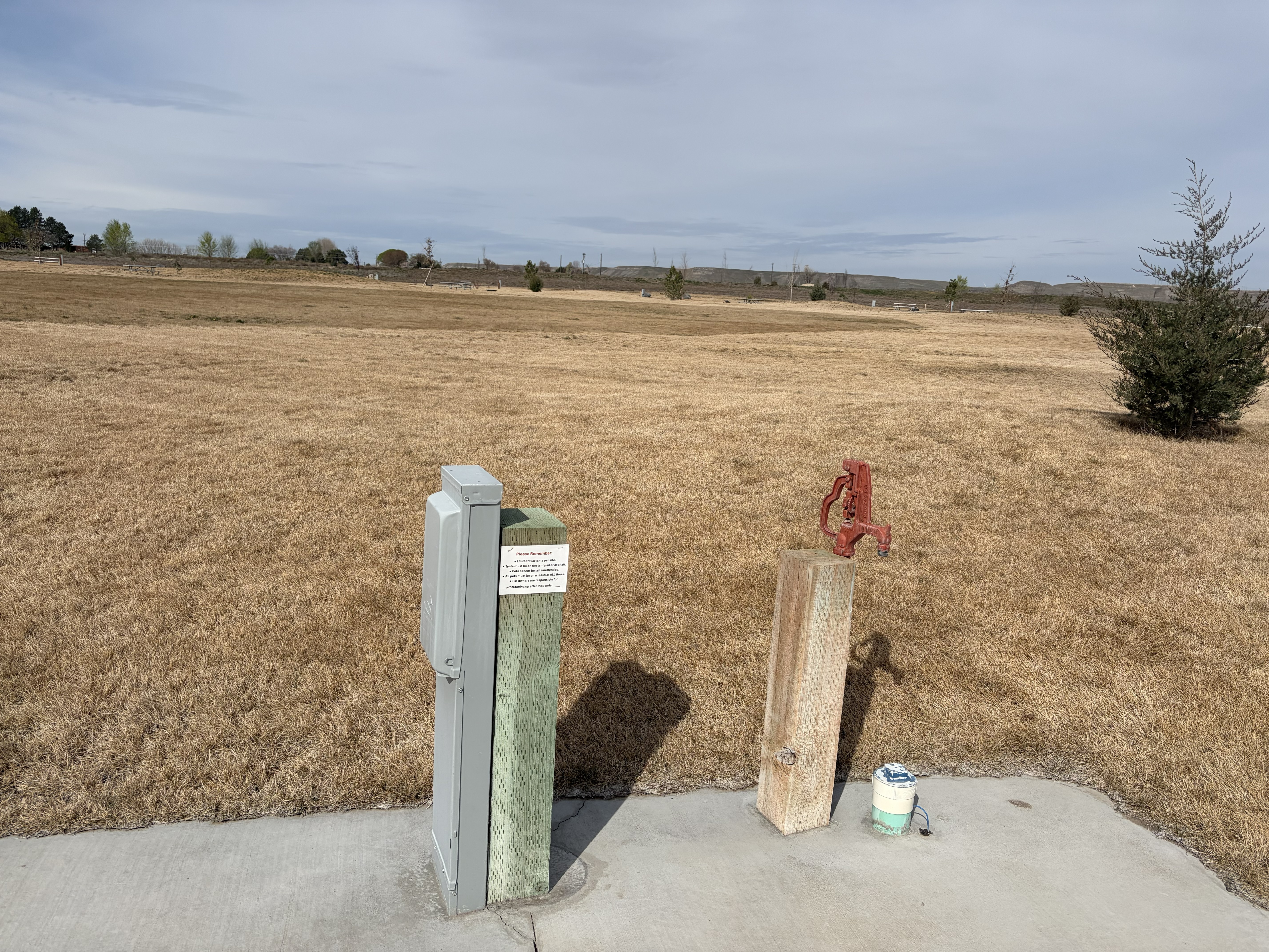 Billingsley unit with campground and Visitors Center.