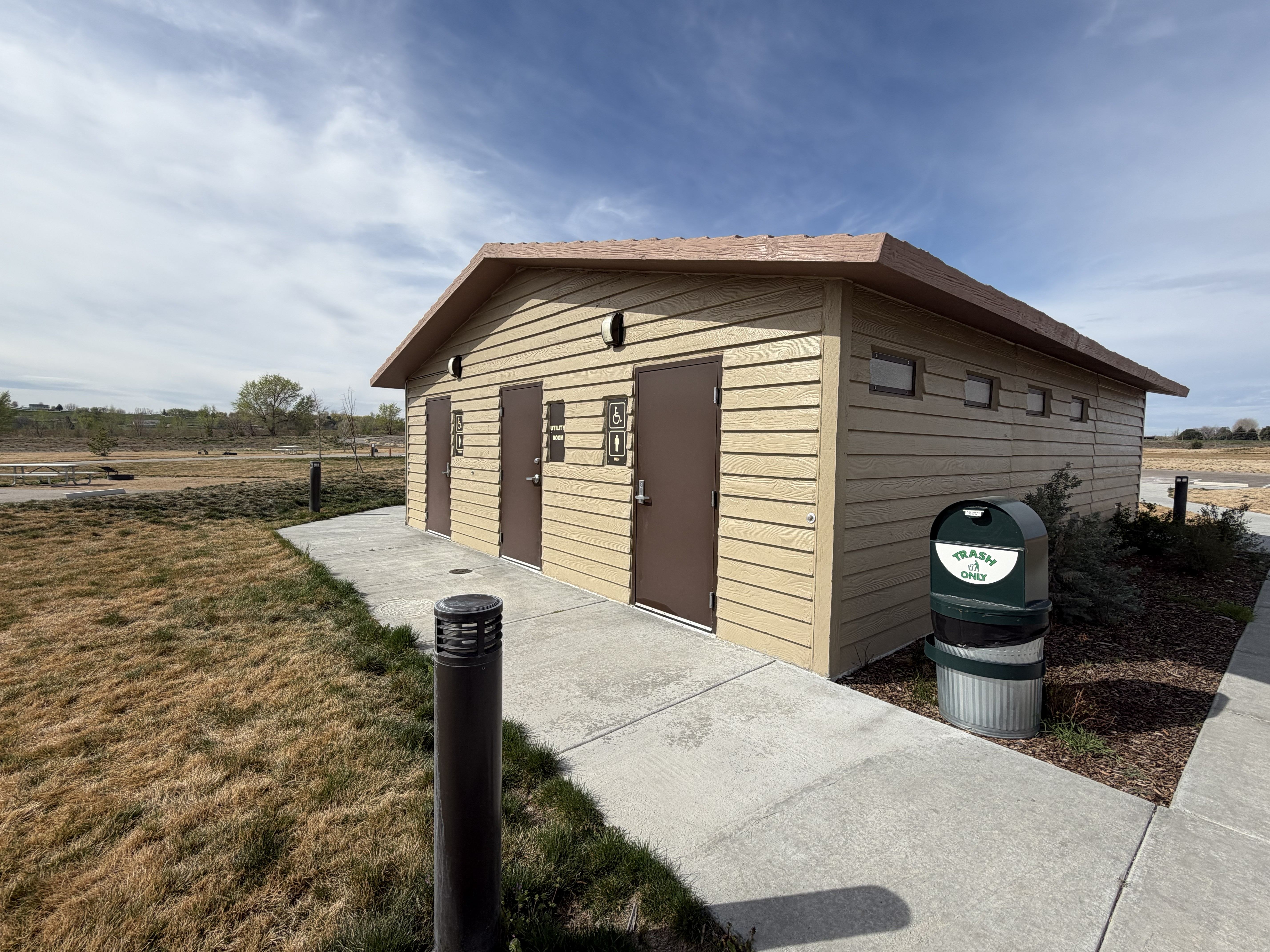 Billingsley unit with campground and Visitors Center.