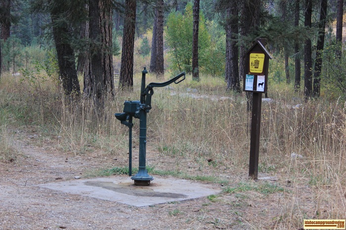 Tie Creek Campground on the Middle Fork of the Payette River in Idaho.
