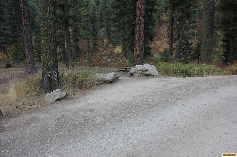 Trail Creek Campground on the Middle Fork of the Payette River.