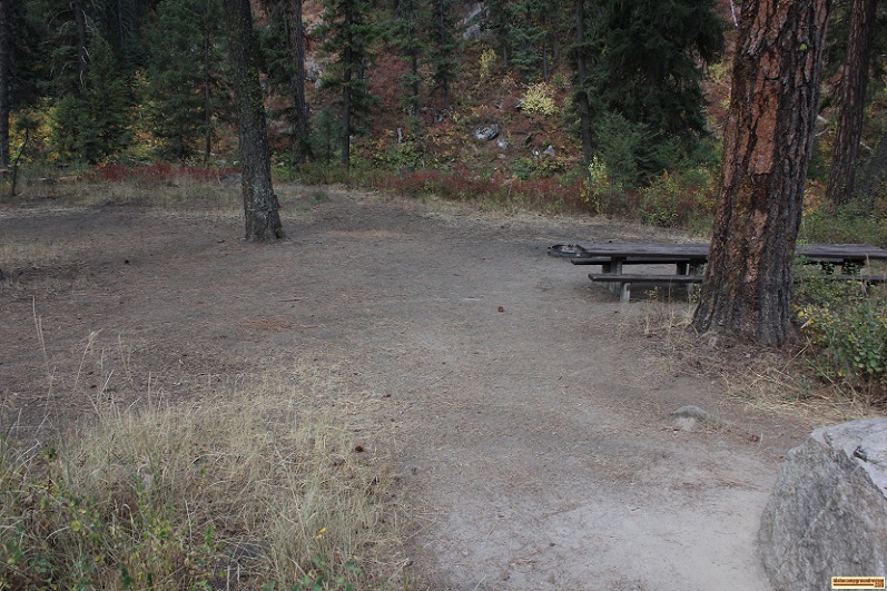 Trail Creek Campground on the Middle Fork of the Payette River.