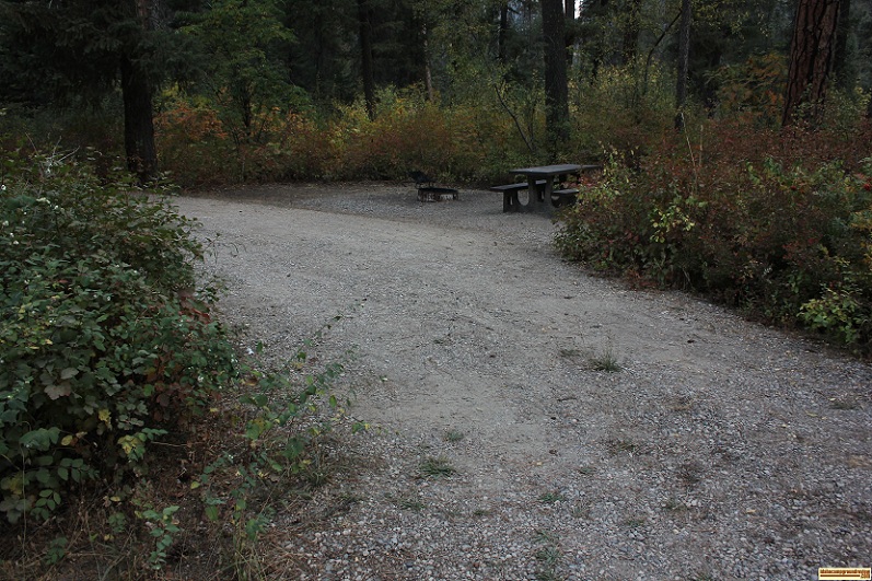Trail Creek Campground on the Middle Fork of the Payette River.