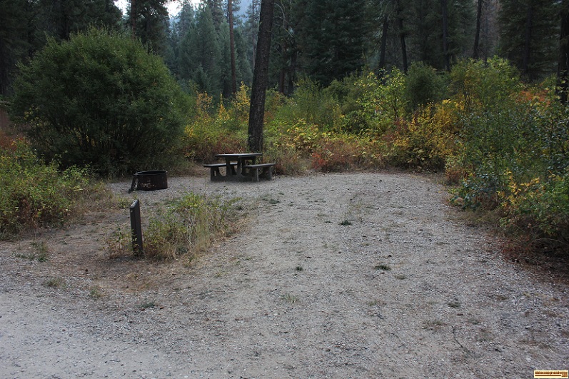 Trail Creek Campground on the Middle Fork of the Payette River.