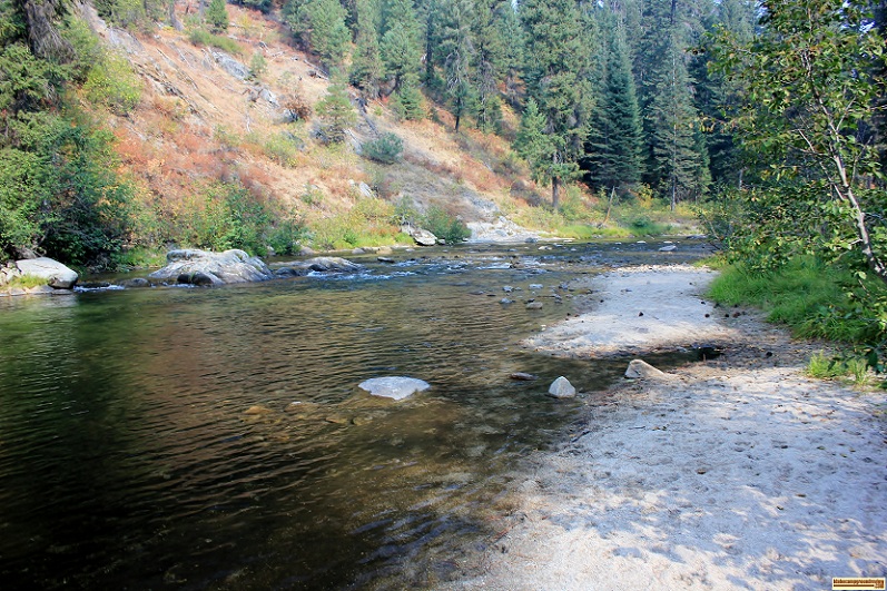 Trail Creek Campground on the Middle Fork of the Payette River