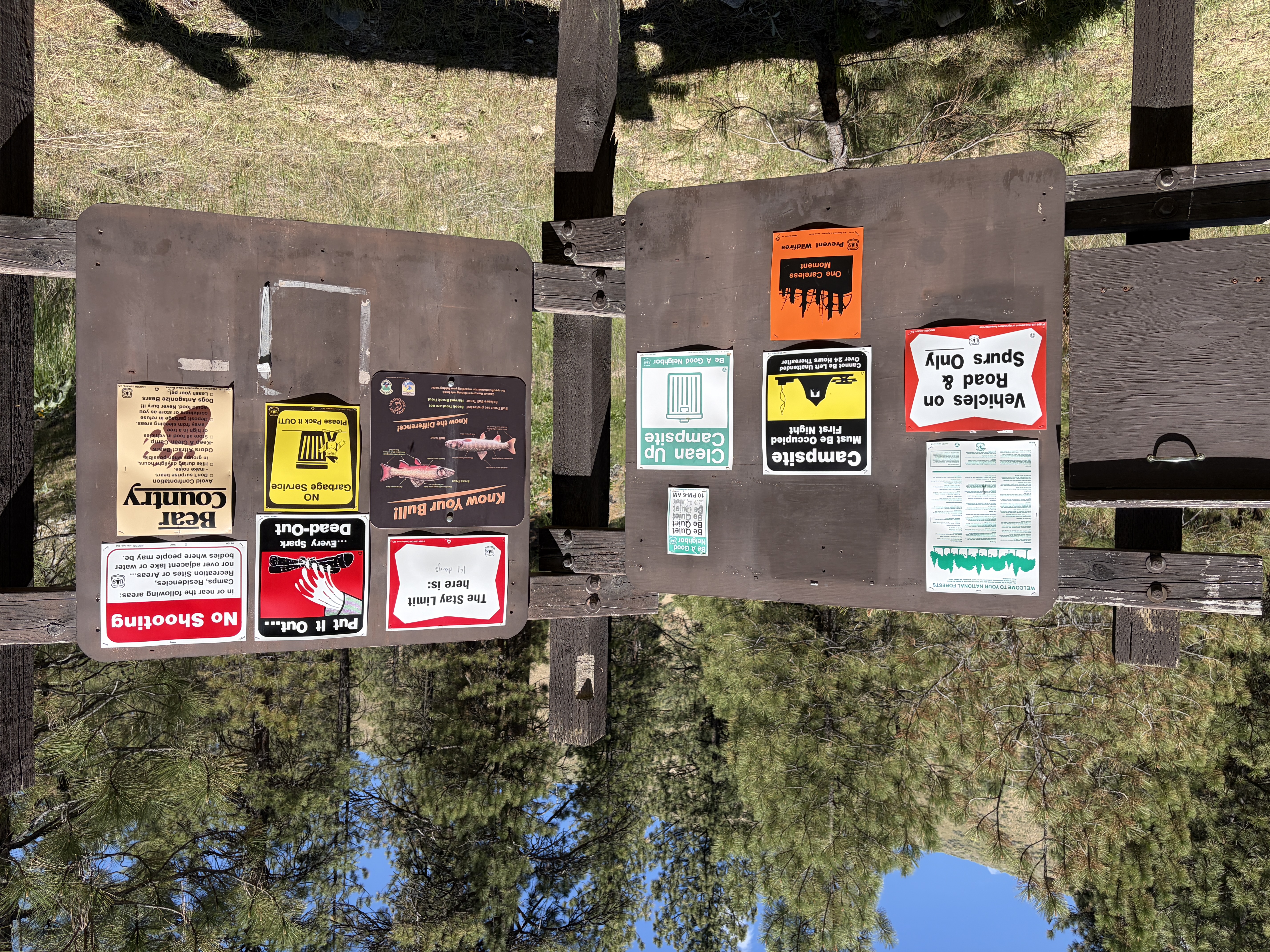 Troutdale Campground - Signs & Info