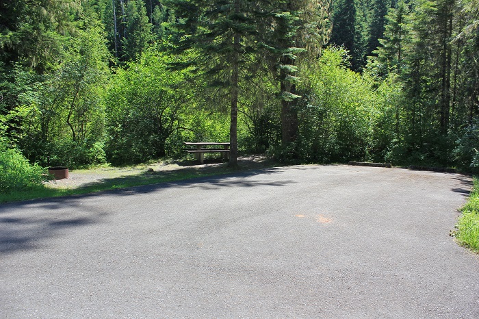 Turner Flat Campground on the St Joe River.