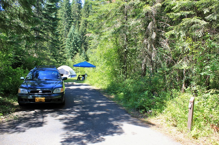 Turner Flat Campground on the St Joe River.