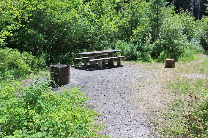 Turner Flat Campground on the St Joe River.