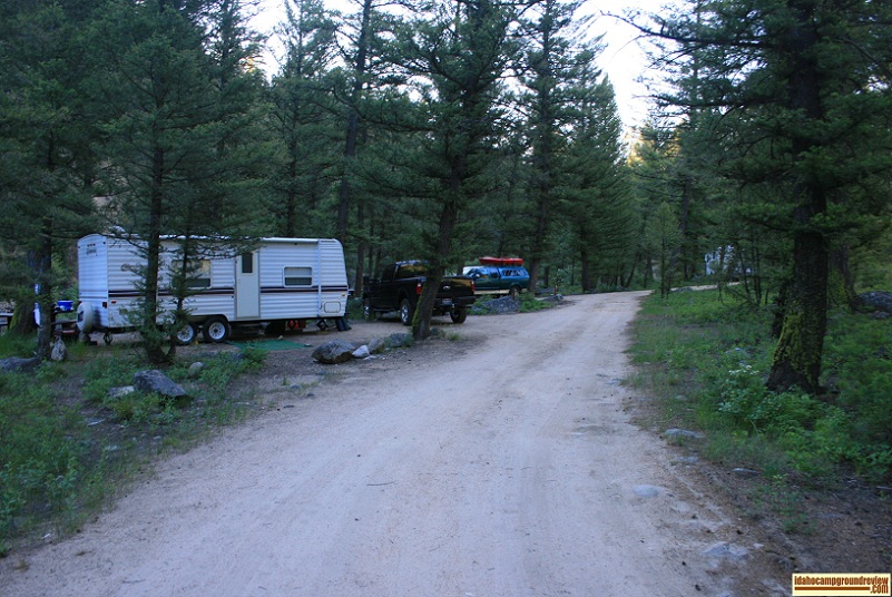 This is a view of part of the campground in Upper O