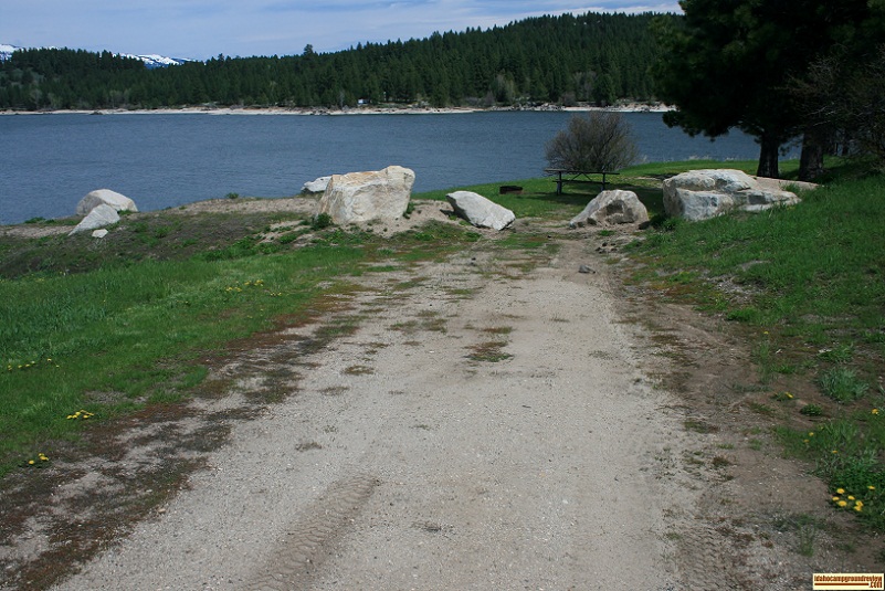 Campsite in Van Wyck Campground.