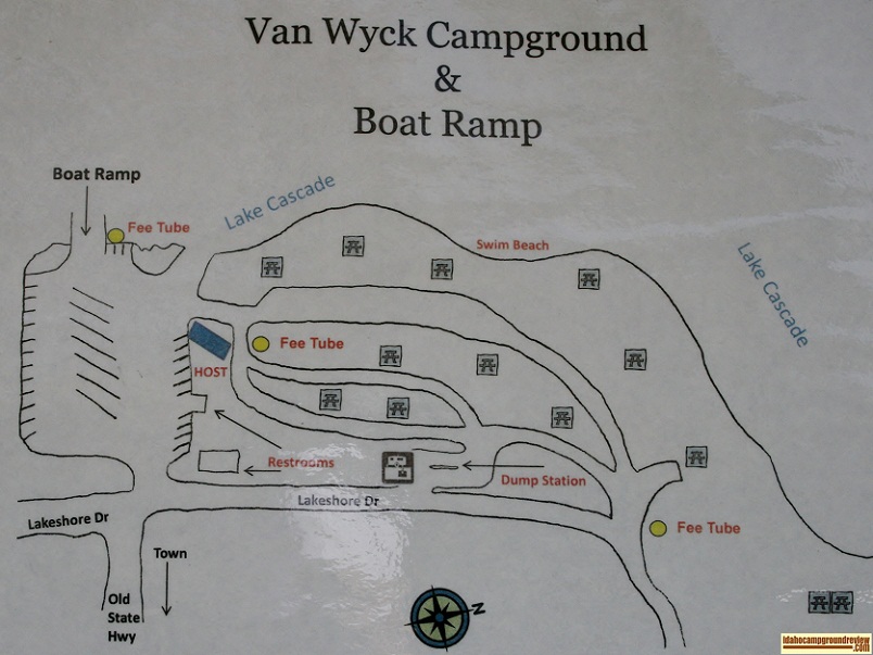 Van Wyck Campground - Lake Cascade State Park