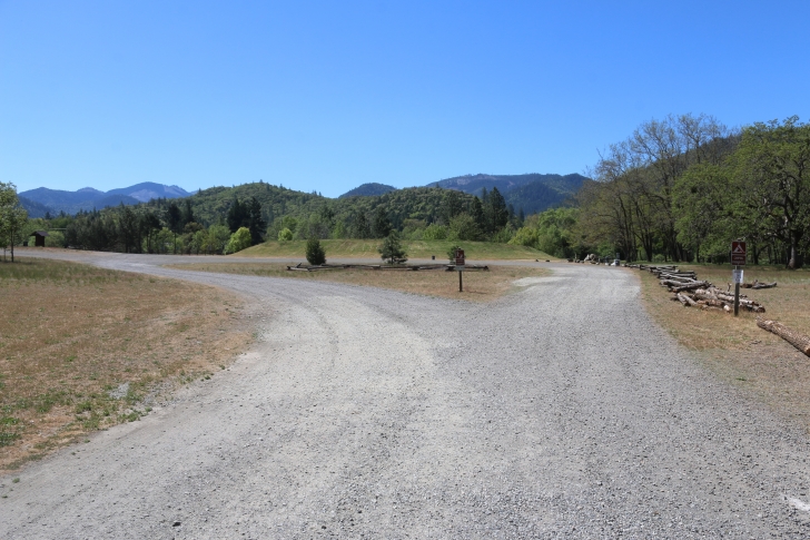 Camping at the Valley of the Rogue State park in Oregon.