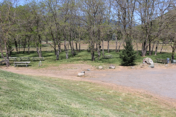 Camping at the Valley of the Rogue State park in Oregon.