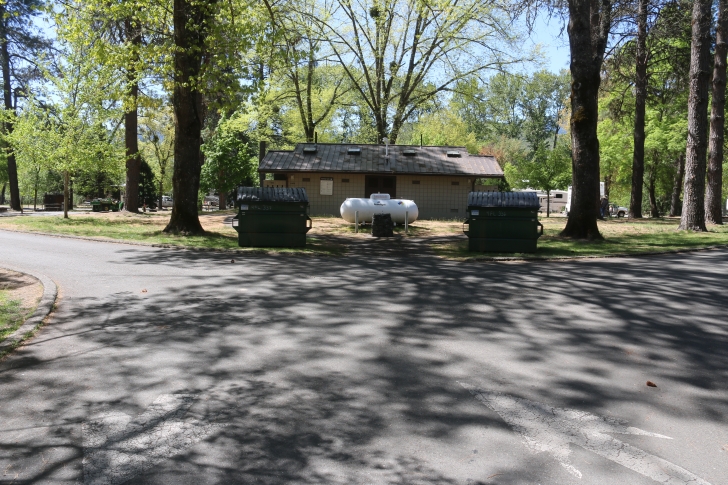 Camping at the Valley of the Rogue State park in Oregon.
